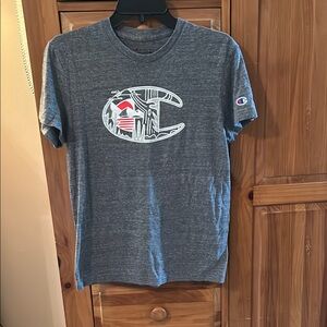 Champion Gray T-shirt with Athletic Logo